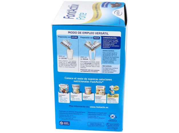 Fontactiv Forte Sabor Chocolate 30G 14 Sobres