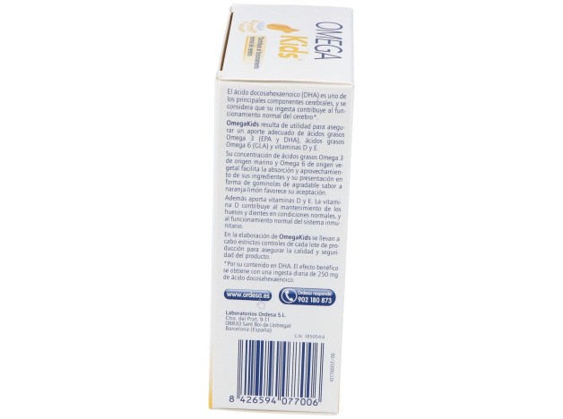 Omegakids Gummies Masticables, 54 Uds