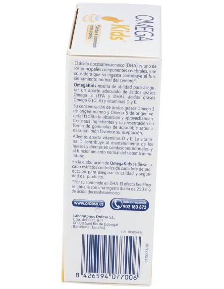 Omegakids Gummies Masticables, 54 Uds