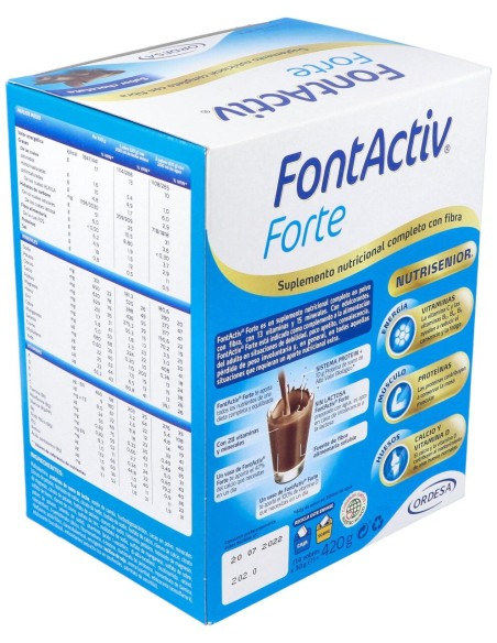 Fontactiv Forte Sabor Chocolate 30G 14 Sobres