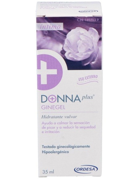 Donnaplus+ Ginegel Gel Hidratante Vulvar, 35 Ml