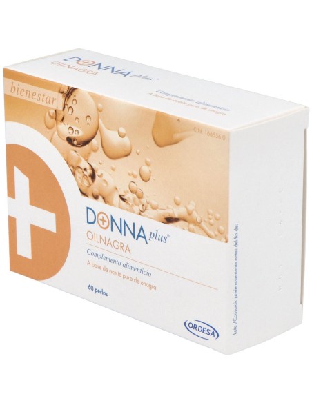 Donnaplus+ Aceite De Onagra Perlas, 60 Perlas
