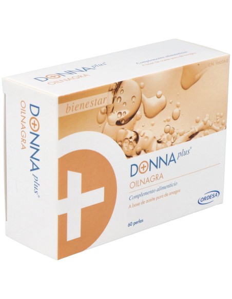 Donnaplus+ Aceite De Onagra Perlas, 60 Perlas