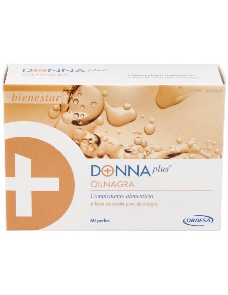 Donnaplus+ Aceite De Onagra Perlas, 60 Perlas