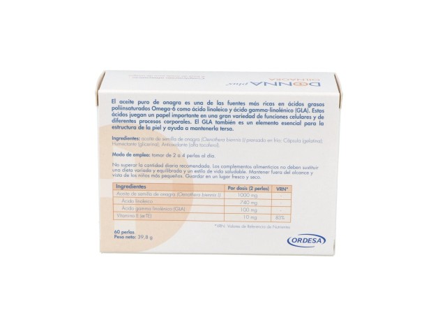 Donnaplus+ Aceite De Onagra Perlas, 60 Perlas
