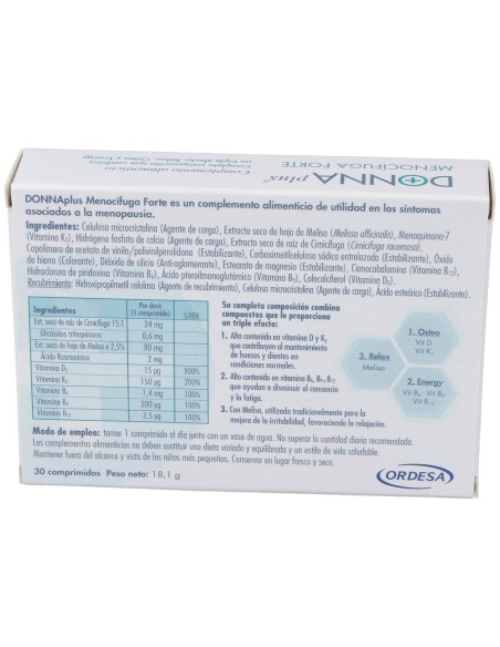 Donnaplus Menocifuga Forte 30Comp.