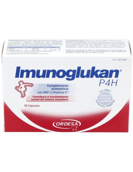Ordesa Imunoglukan P4H Cápsulas, 30 Cápsulas