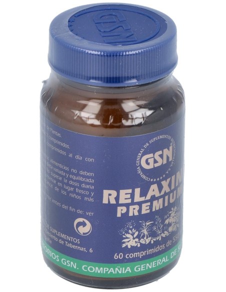 Gsn Relaxine Premium Alta Potencia 60 Comp