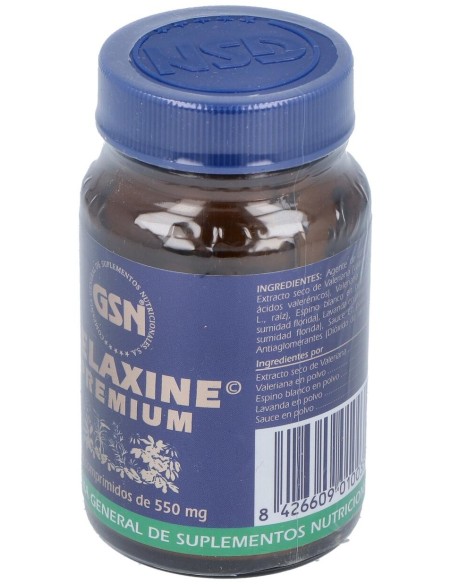 Gsn Relaxine Premium Alta Potencia 60 Comp