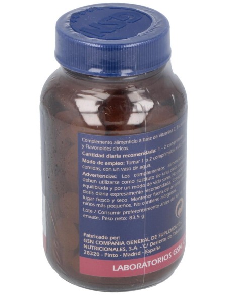 Vitamina C + Rose Hips 650Mg.Con Bioflav.Citr.100C