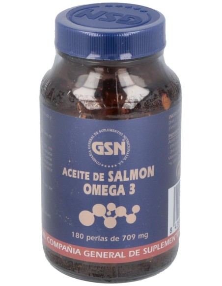 Salmon+Omega 3+Vit.E 180Perlas 500 Mg.