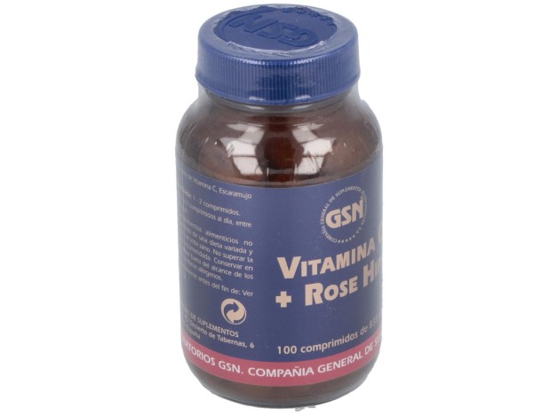 Vitamina C + Rose Hips 650Mg.Con Bioflav.Citr.100C