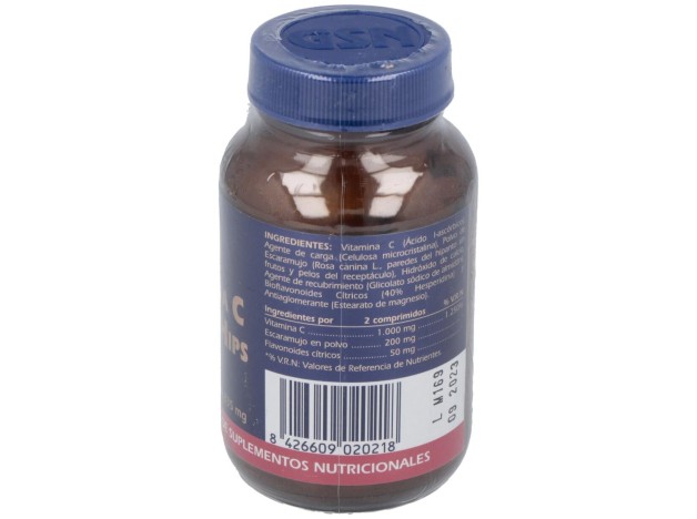 Vitamina C + Rose Hips 650Mg.Con Bioflav.Citr.100C