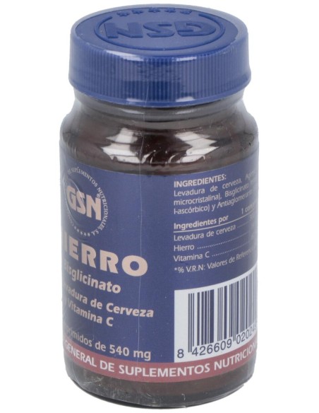 Gsn Hierro Vitamina C 60Comp