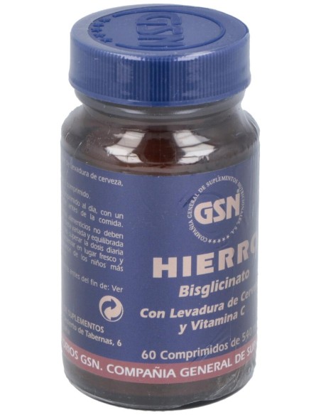 Gsn Hierro Vitamina C 60Comp