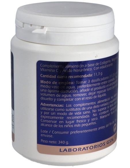 Colageno Gsn Con Acido Hialuronico Limon 340Gr.
