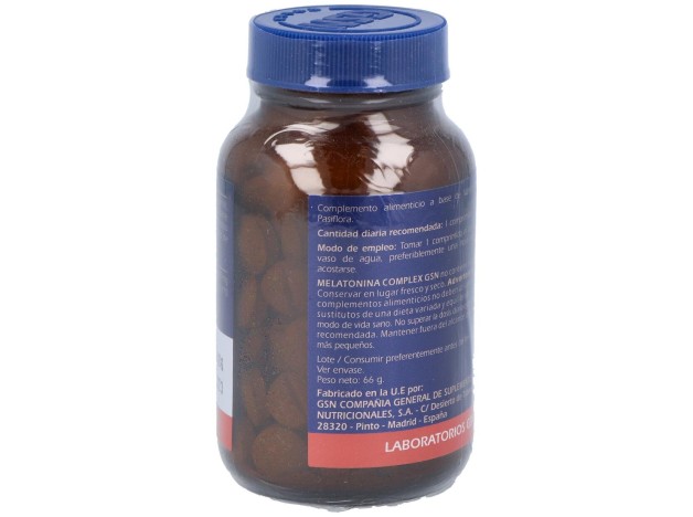 Melatonina 1Mg. Complex Con Pasiflora 120Comp.