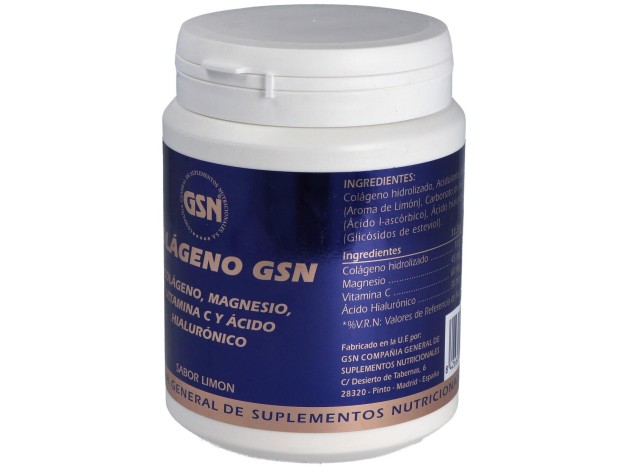 Colageno Gsn Con Acido Hialuronico Limon 340Gr.