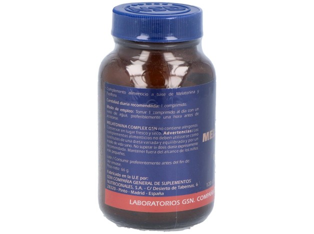 Melatonina 1Mg. Complex Con Pasiflora 120Comp.