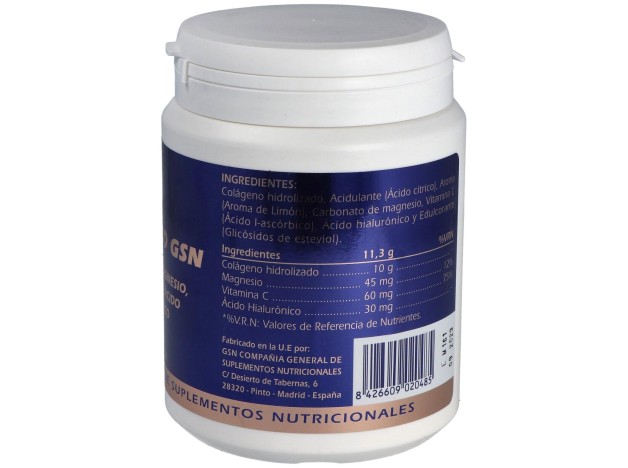Colageno Gsn Con Acido Hialuronico Limon 340Gr.
