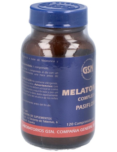 Melatonina 1Mg. Complex Con Pasiflora 120Comp.