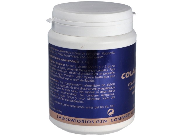 Colageno Gsn Con Acido Hialuronico Limon 340Gr.