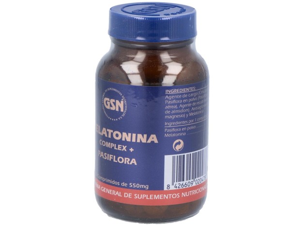 Melatonina 1Mg. Complex Con Pasiflora 120Comp.