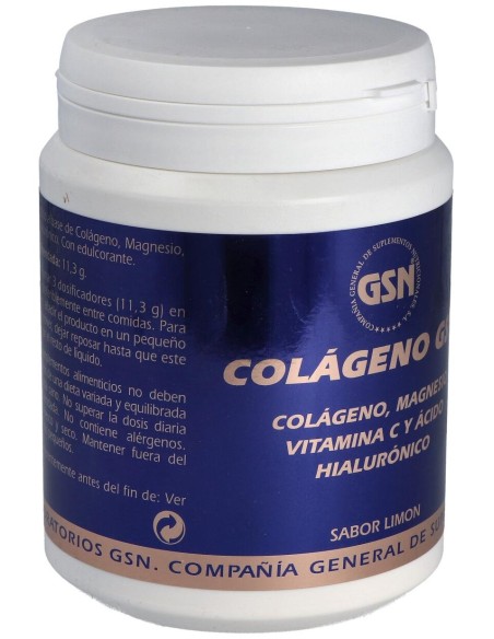 Colageno Gsn Con Acido Hialuronico Limon 340Gr.