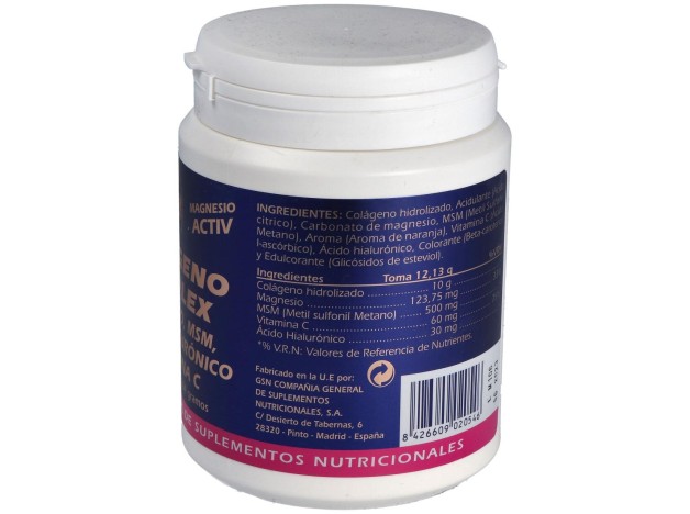 Colageno Complex 364Gr. Sabor Naranja