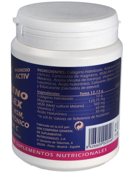 Colageno Complex 364Gr. Sabor Naranja