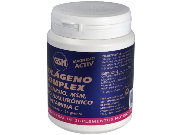 Colageno Complex 364Gr. Sabor Naranja