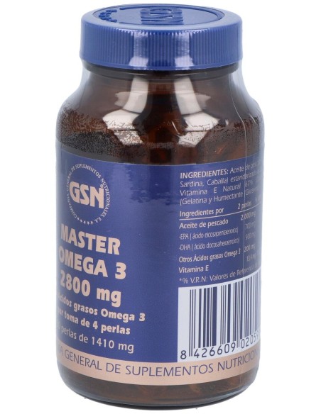 Gsn Master Omega 3 80 Perlas