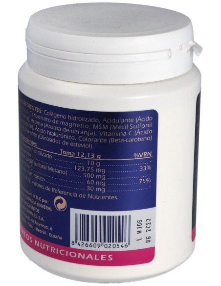 Colageno Complex 364Gr. Sabor Naranja