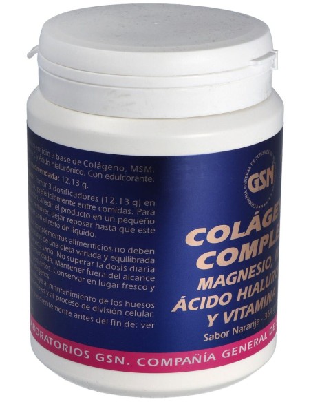 Colageno Complex 364Gr. Sabor Naranja