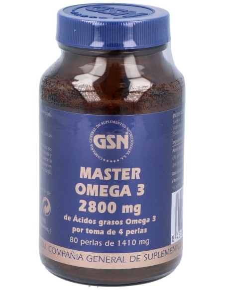 Gsn Master Omega 3 80 Perlas