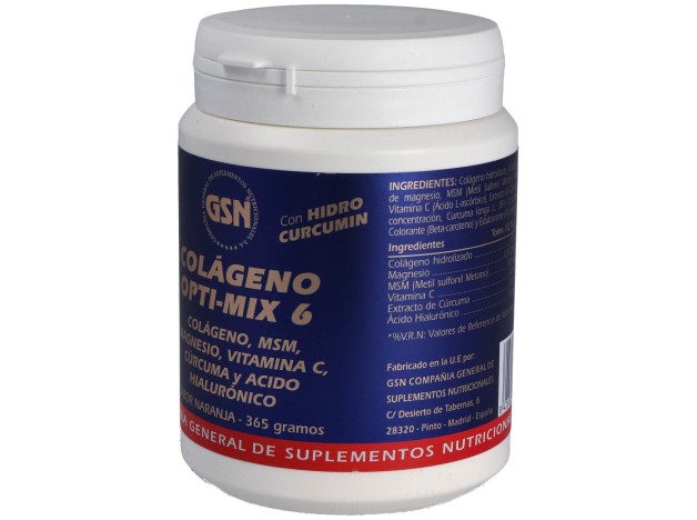 Gsn Colageno Opti-Mix 6 365G