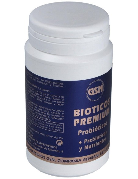 Bioticos Premium Sabor Neutro 180Gr.