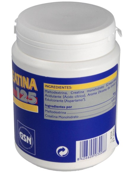 Gsn Creatina-125 (125Gr.Creat.+375 Carbohid.) 500G