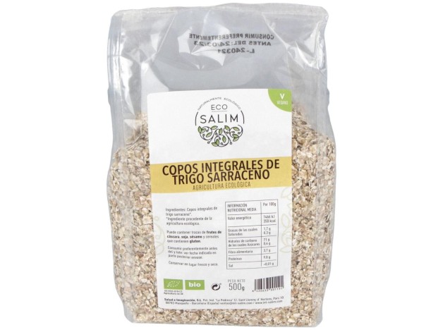 Copos De Trigo Sarraceno Integrales 500Gr. Bio