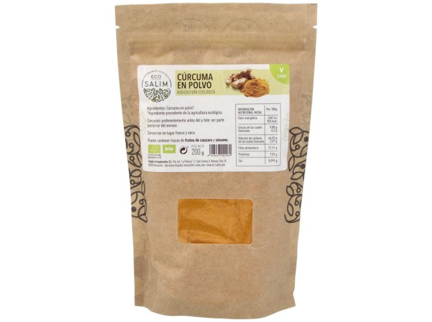 Curcuma En Polvo 200Gr. Bio Vegan