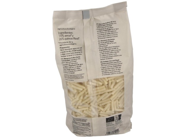 Oleanders Macarrones Arroz Quinoa Sin Gluten 500G