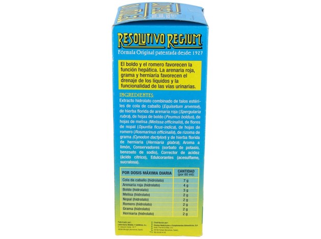 Plameca Resolutivo Regium, 600 Ml