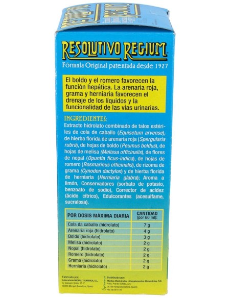 Plameca Resolutivo Regium, 600 Ml