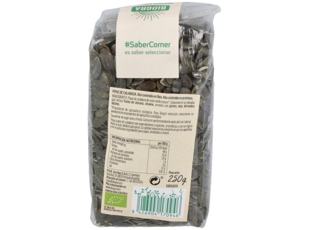 Pipas De Calabaza Cucurbita 250Gr. Bio