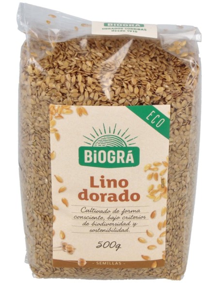 Bioga Linaza Semilla Dorada Bio 500 G