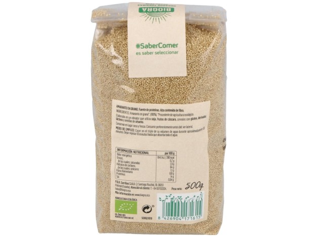 Bioga Amaranto Grano Bio 500G