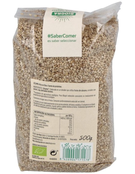 Biogra Sésamo Crudo Bio 500G