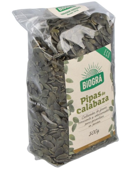 Biogra Calabaza Semillas Pipas Bio 500G