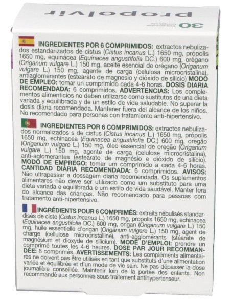 Propolvir 30 Comprimidos