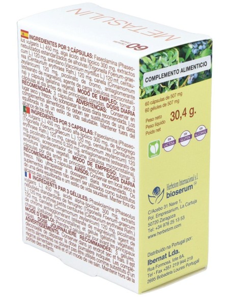 Bioserum Metasulin 60 Cáps.